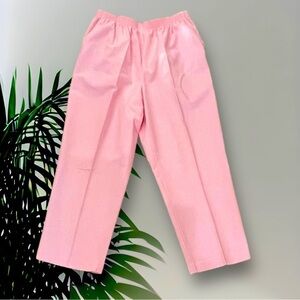 Alfred Dunner Size 16 Pull On Cotton Candy Pink Dress Pant